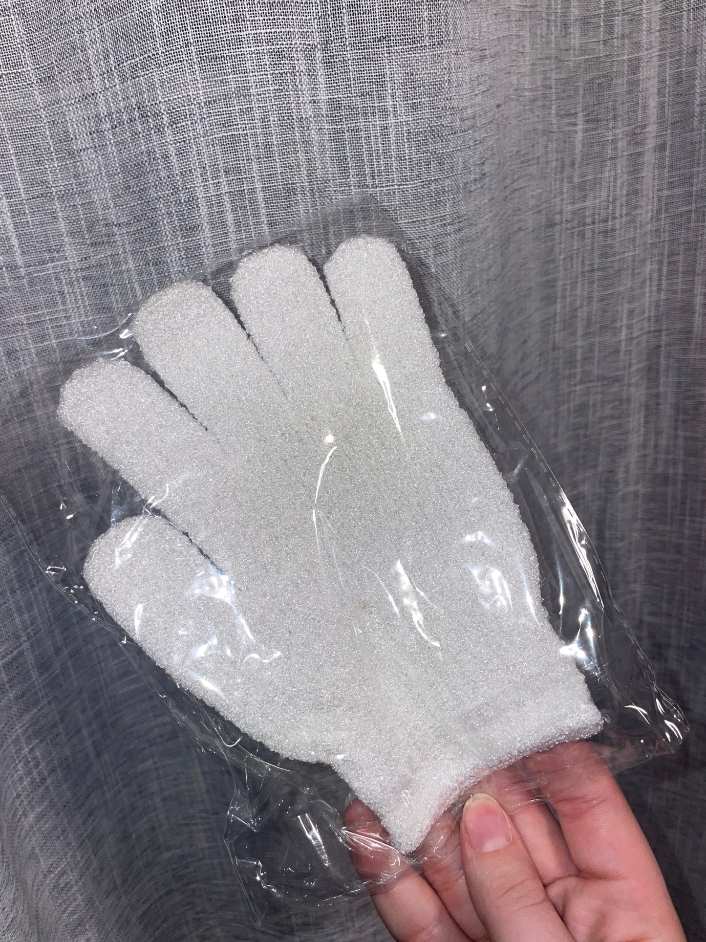 Gants de gommage