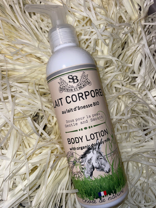 Lait corporelle au lait d’ânesse BIO