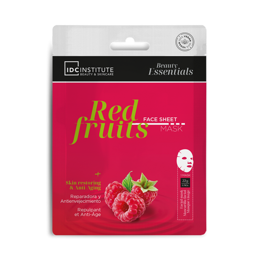 Masque visage fruit rouge