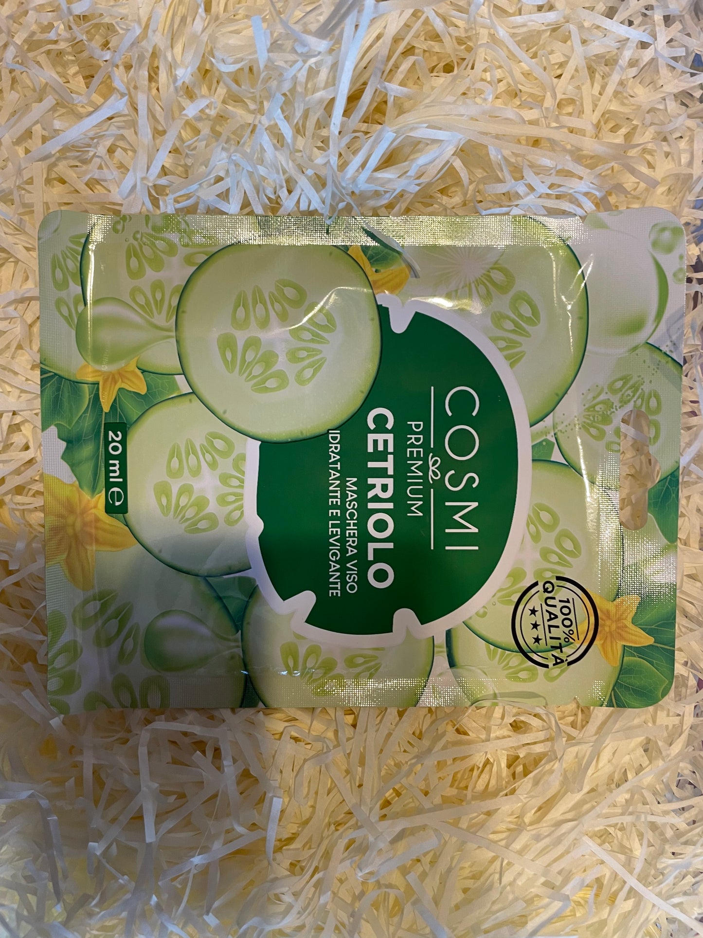 Masque visage concombre