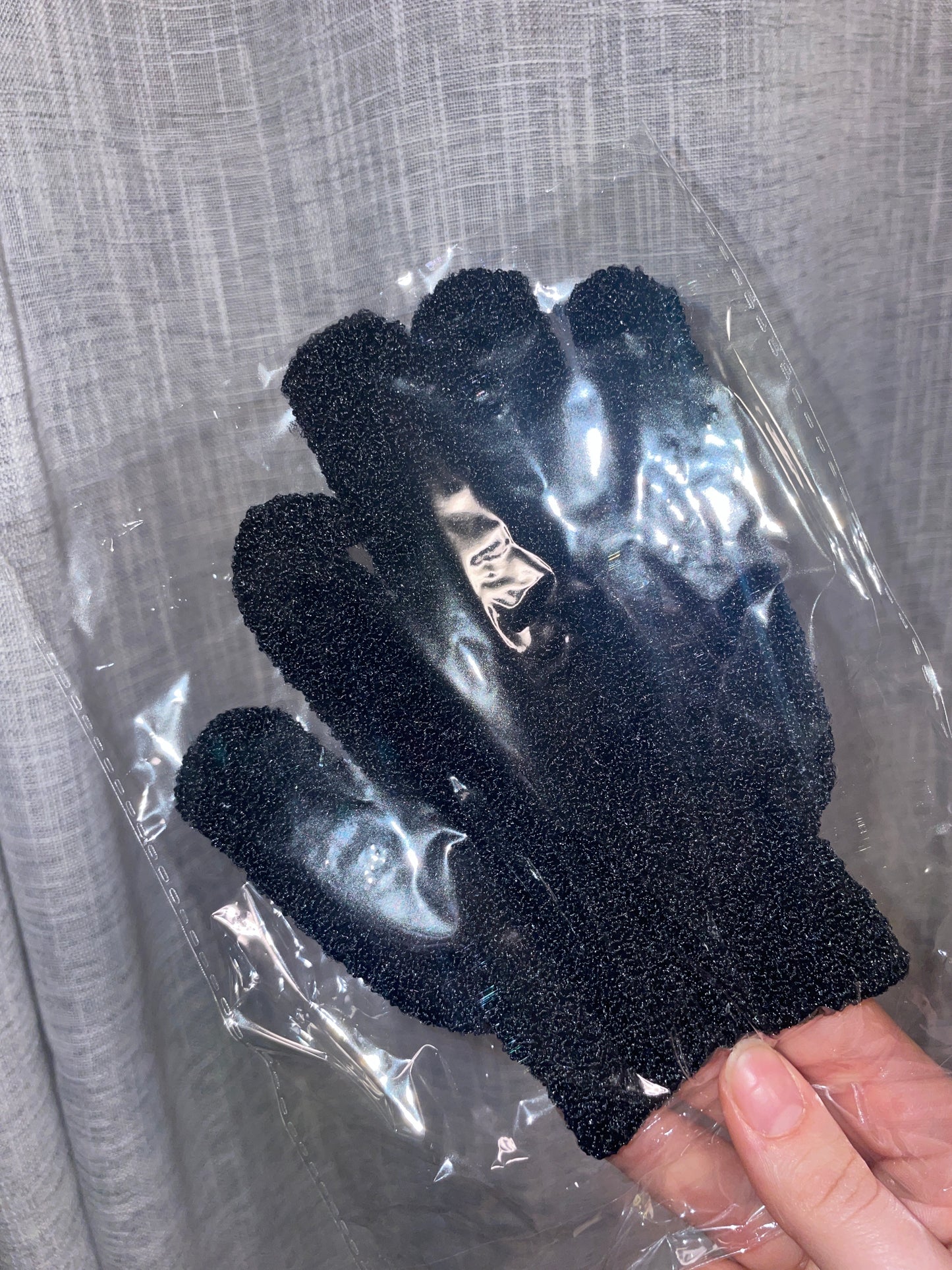Gants de gommage
