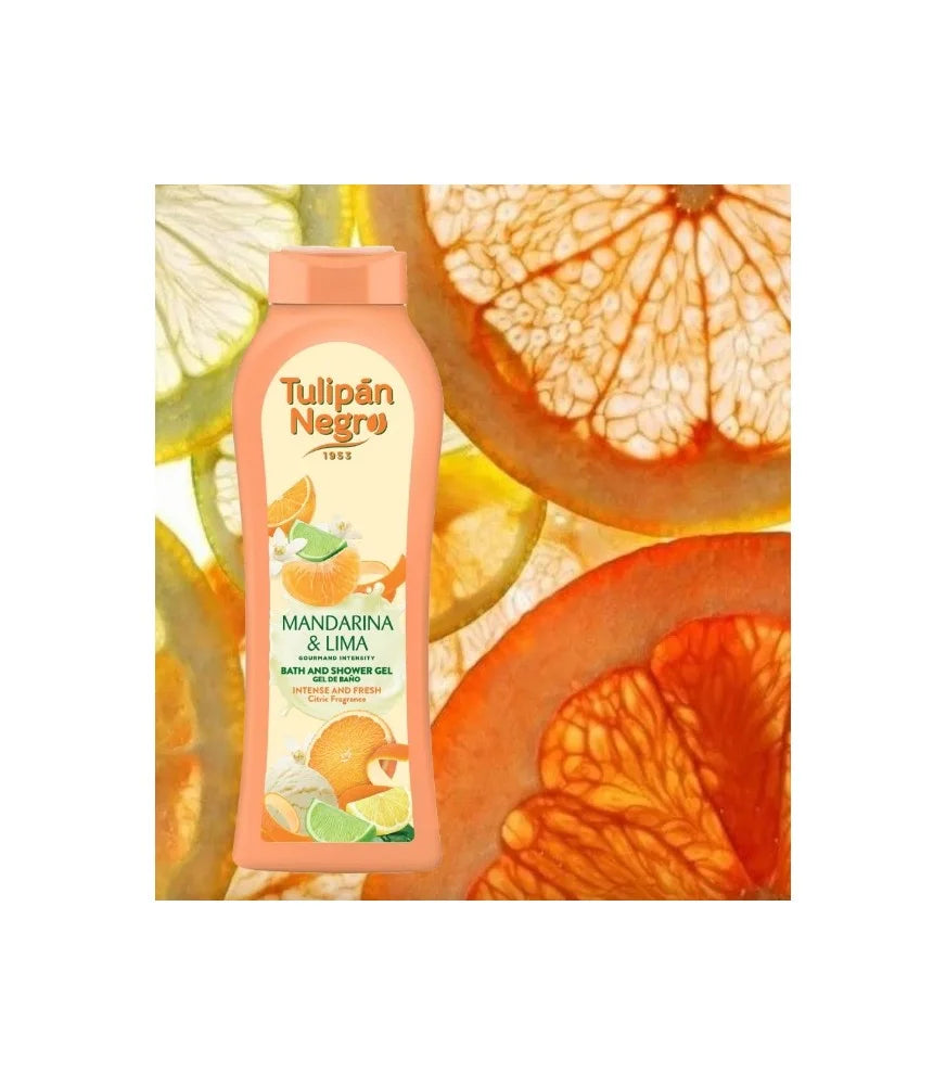 gel, douche, mandarine-citron