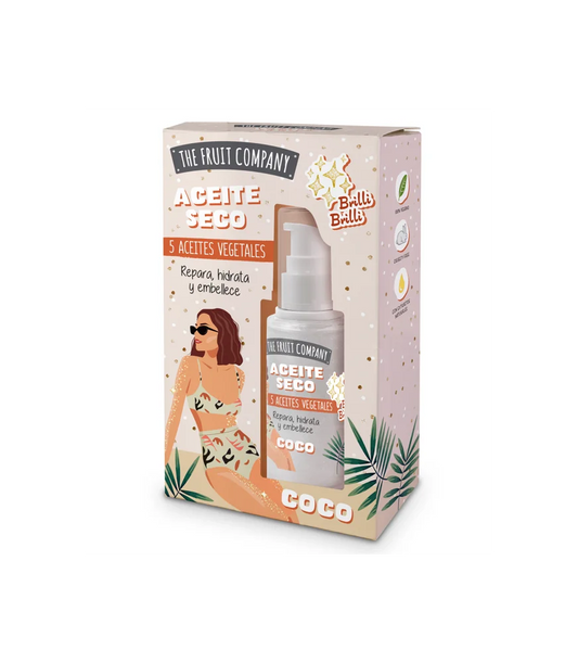 Huile sèche, scintillante