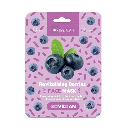 Masque visage myrtille