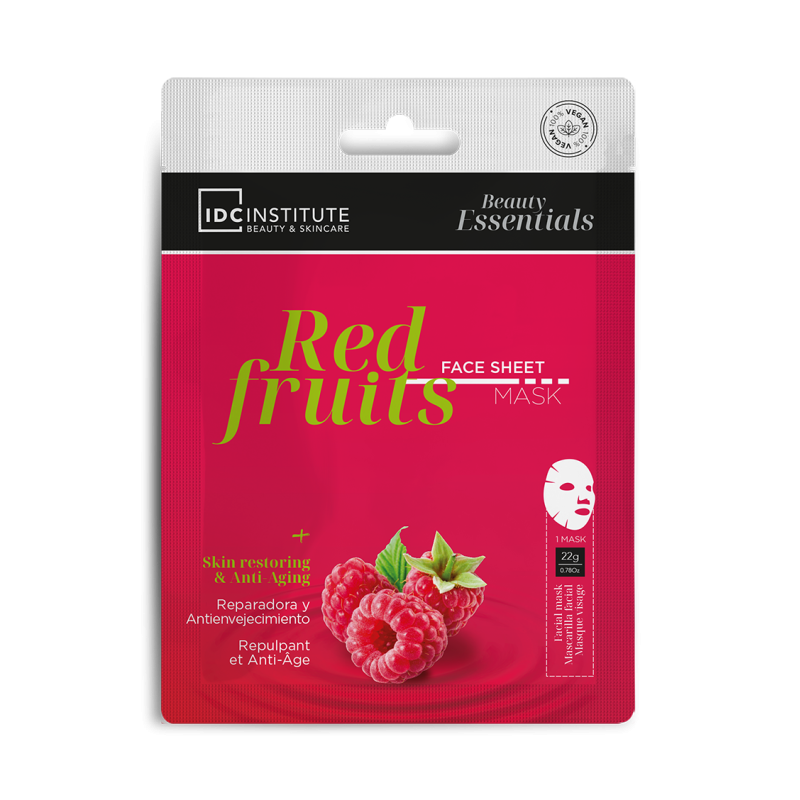Masque visage fruit rouge